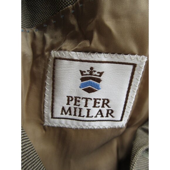 VINTAGE Peter Millar Sport Coat 42 Blazer Jacket Wool Preppy USA * - Picture 11 of 14